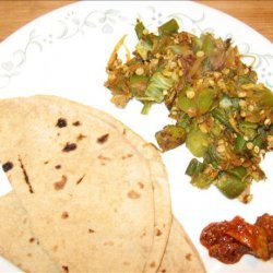 Bhindi Bhaji (Fried Stuffed Okra) recipe
