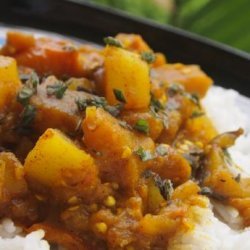 Eggplant and Potato Curry recipe