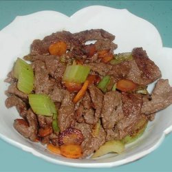 Szechuan Beef or Deer recipe