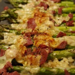 Roasted Asparagus With Pancetta recipe