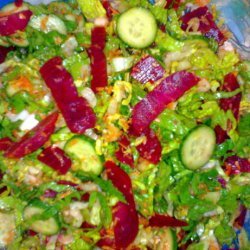 Garlic Lettuce Salad recipe
