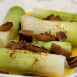 Leeks With Brown Butter recipe