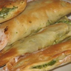 Spinach and Feta Phyllo Parcels recipe