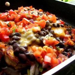 Chicken With Mexican Topping recipe