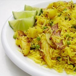 Rice With Julienned Potatoes recipe