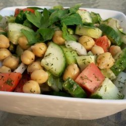 Cucumber Chickpea Salad recipe