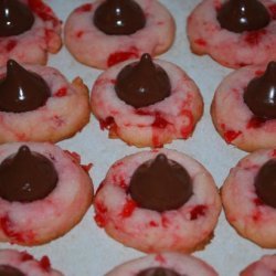 Cherry Cordial Kiss Cookies recipe