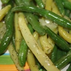 Green and Gold Bean Salad recipe