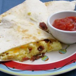Scrambled Egg Quesadillas recipe