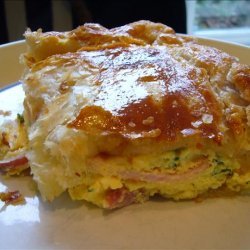 Famous New Zealand Bacon & Egg Pie recipe