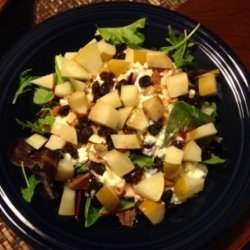 Best Pear and Almond Salad (Low Cal!!!!) recipe