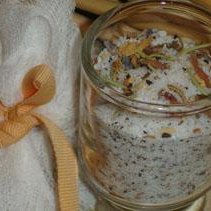 Green Tea Bath Salts Gift in a Jar recipe