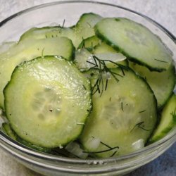 The Realtor's Garlicky Cucumbers recipe