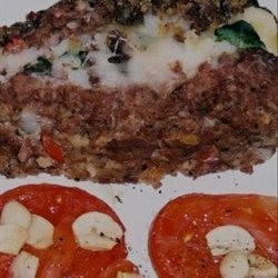 Italian Layered Meat-and-potato Loaf With Roasted Tomatoes recipe