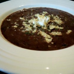 Awesome Healthy Black Bean Soup recipe