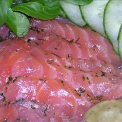 Gravlax (marinated salmon) recipe