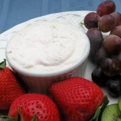Fresh Fruit With Strawberry Cream Cheese Dressing recipe