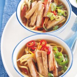 Asian Pork and Noodle Soup recipe