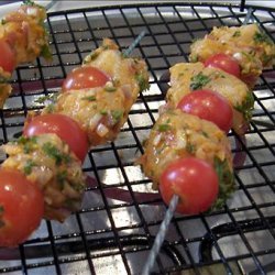 Grilled Fish on Skewers recipe