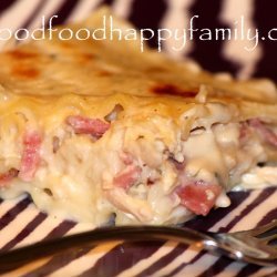 Chicken and Ham Lasagna recipe