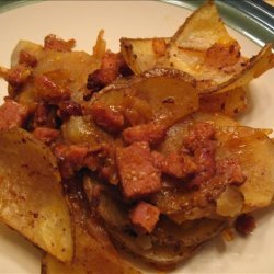 Cajun Ham and Potato Bake recipe