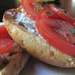 Bruschetta With Tomatoes, Blue Cheese, and Pecans recipe