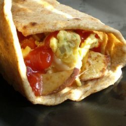 Grilled Breakfast Burrito recipe