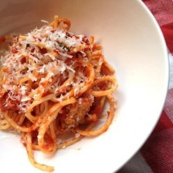 One-Dish Microwave Spaghetti recipe