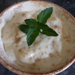 Creamy Pudding (Yalanci Tavukgogsu) recipe