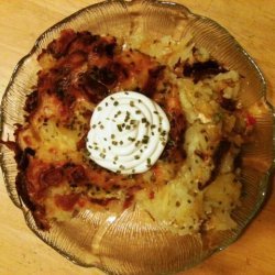 Loaded Baked Potato-Skins Casserole recipe