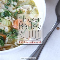Lu's Chicken Barley Soup recipe
