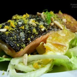 Salmon on Fennel Salad recipe