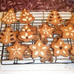 Dutch Speculaas Cookies (With Slivered Almonds on Top) recipe