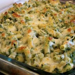 Baked Rigatoni With Spinach, Ricotta, and Fontina recipe