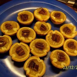 Pecan Pumpkin Tartlets recipe