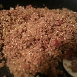 Mexican Ground Beef Quinoa Skillet recipe