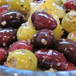 Warm Greek Garden Olives (Semi-Homemade) recipe