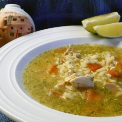 Mexican Chicken Rice Soup (Caldo Cantina) recipe