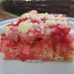 Mom's Rhubarb Cake recipe