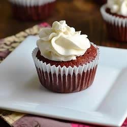 Gluten-Free, Sugar-Free Red Velvet Cupcakes With Sugar-Free Cream Cheese Frosting recipe