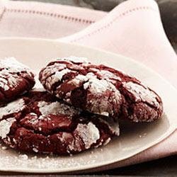 Red Velvet Crinkle Cookies recipe