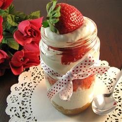 Strawberry Cheesecake in a Jar recipe