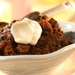 Slow Cooker Gingerbread with Dried Cherries recipe