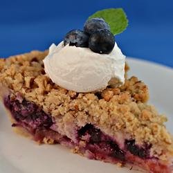 Creamy Apple Blueberry Pie recipe