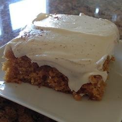 Pumpkin Bars with Cream Cheese Frosting recipe