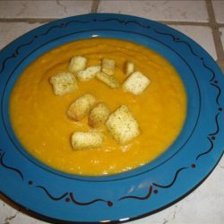 Cream of Sweet Potato Soup (Crema Di Papata Dolci E Gabretti) recipe
