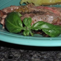 Flank Steak With Garlic Butter recipe