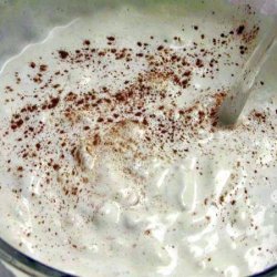 Creamy Eggnog Punch With Spiced Rum recipe