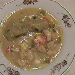 Chicken Stew With Onion Dumplings recipe