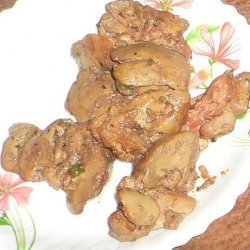 Sauteed Chicken Livers Orleans recipe